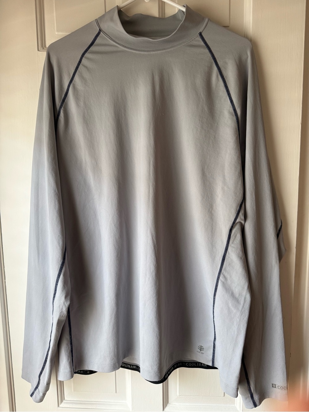 Coolibar Light Gray UPF 50+ Long Sleeve Rashguard sun protection XL